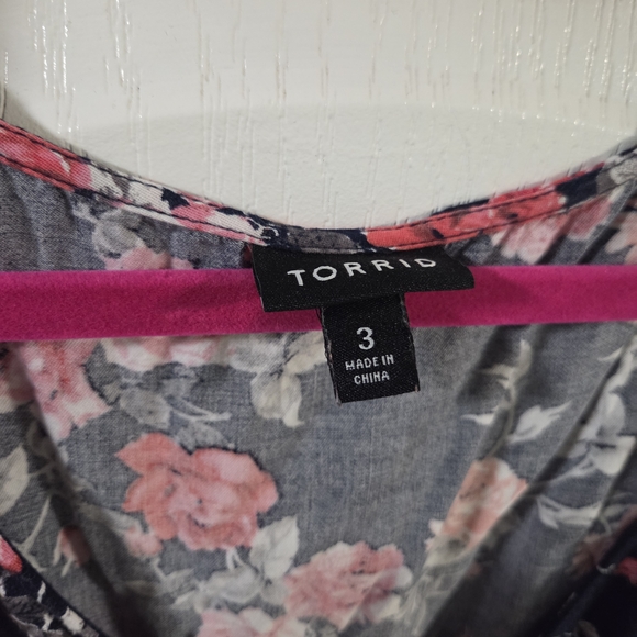 MISSING BELT Torrid Navy Blue Skater Dress- Size 3x- READ DESCRIPTION - Picture 7 of 9